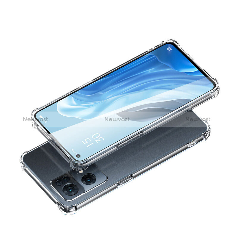 Ultra-thin Transparent TPU Soft Case T11 for Oppo Reno7 Pro 5G Clear