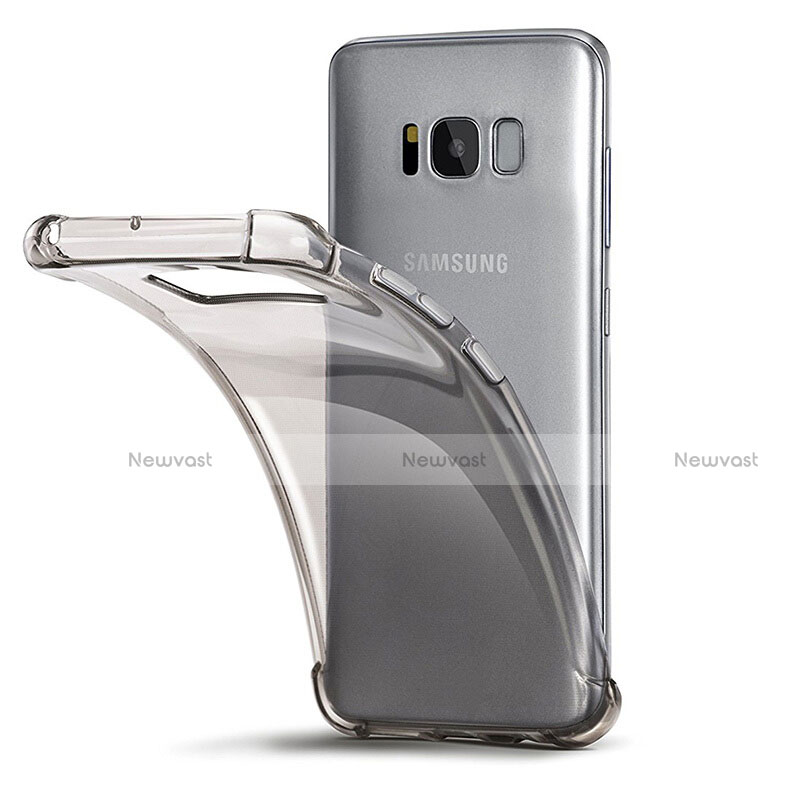 Ultra-thin Transparent TPU Soft Case T11 for Samsung Galaxy S8 Gray