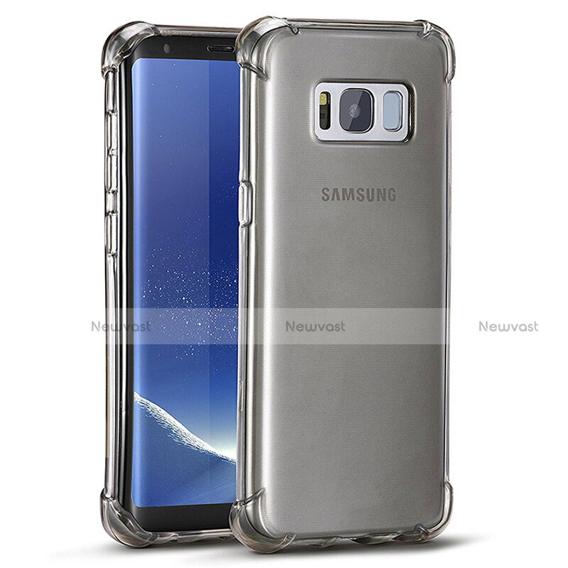 Ultra-thin Transparent TPU Soft Case T11 for Samsung Galaxy S8 Plus Gray