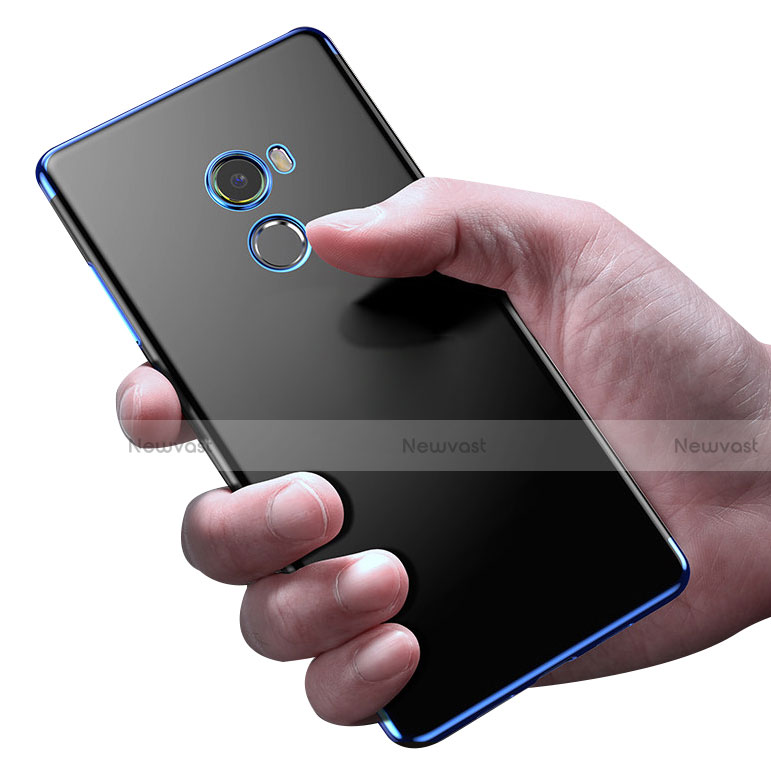 Ultra-thin Transparent TPU Soft Case T11 for Xiaomi Mi Mix 2 Blue