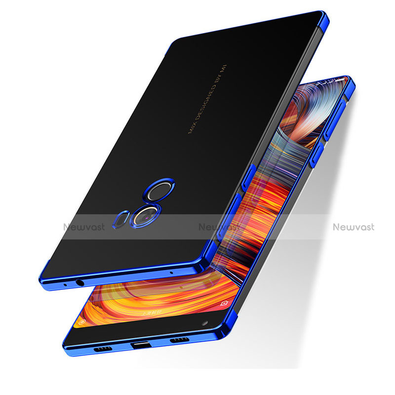 Ultra-thin Transparent TPU Soft Case T11 for Xiaomi Mi Mix 2 Blue