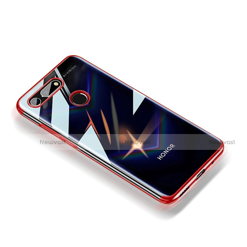 Ultra-thin Transparent TPU Soft Case T12 for Huawei Honor V20 Red