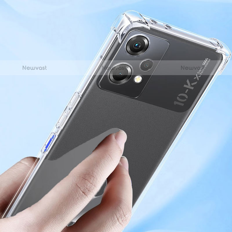 Ultra-thin Transparent TPU Soft Case T12 for Oppo K10X 5G Clear