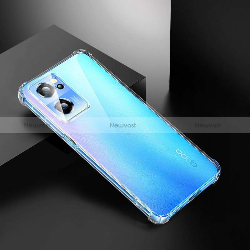 Ultra-thin Transparent TPU Soft Case T12 for Oppo Reno7 5G Clear