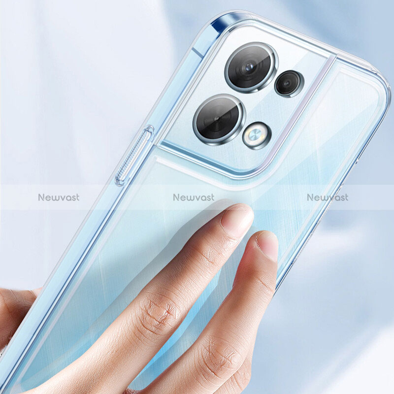 Ultra-thin Transparent TPU Soft Case T12 for Oppo Reno8 Pro 5G Clear