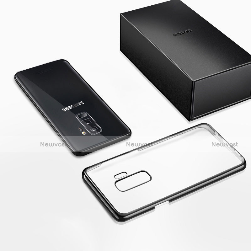 Ultra-thin Transparent TPU Soft Case T12 for Samsung Galaxy S9 Plus Black