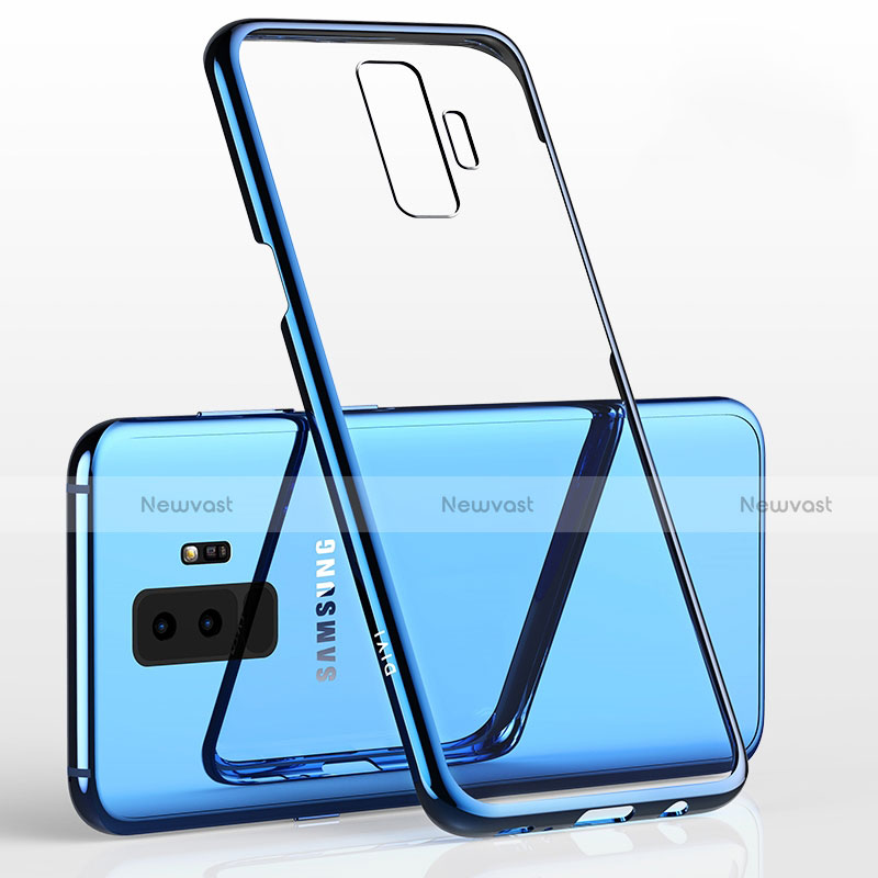 Ultra-thin Transparent TPU Soft Case T12 for Samsung Galaxy S9 Plus Blue
