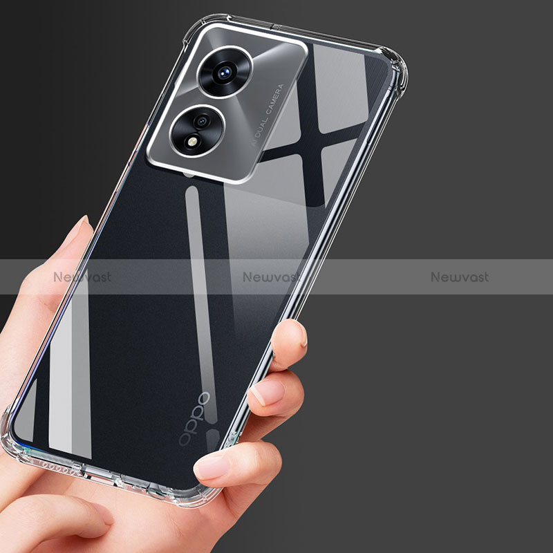 Ultra-thin Transparent TPU Soft Case T13 for Oppo A97 5G Clear