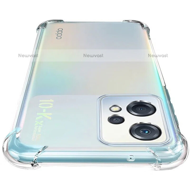 Ultra-thin Transparent TPU Soft Case T13 for Oppo K10X 5G Clear