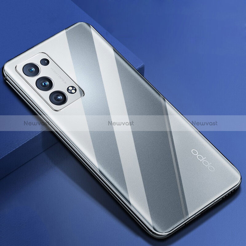 Ultra-thin Transparent TPU Soft Case T13 for Oppo Reno6 Pro 5G Clear