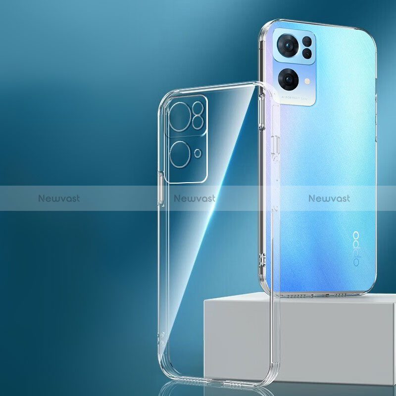 Ultra-thin Transparent TPU Soft Case T13 for Oppo Reno7 Pro 5G Clear