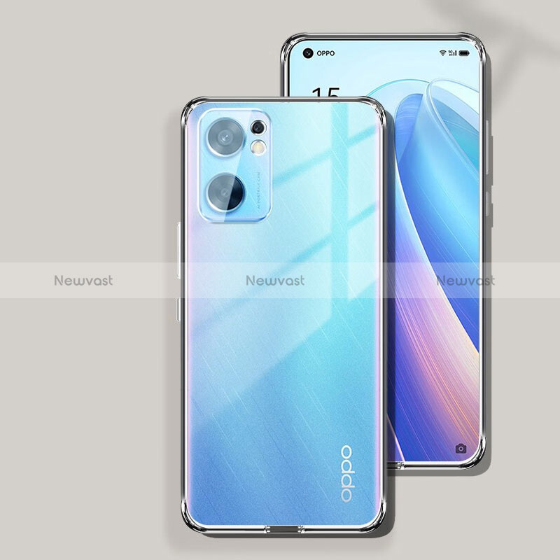 Ultra-thin Transparent TPU Soft Case T13 for Oppo Reno7 SE 5G Clear