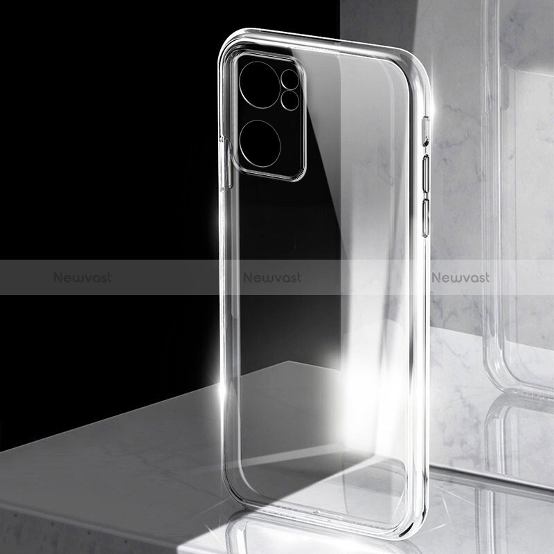 Ultra-thin Transparent TPU Soft Case T13 for Oppo Reno7 SE 5G Clear
