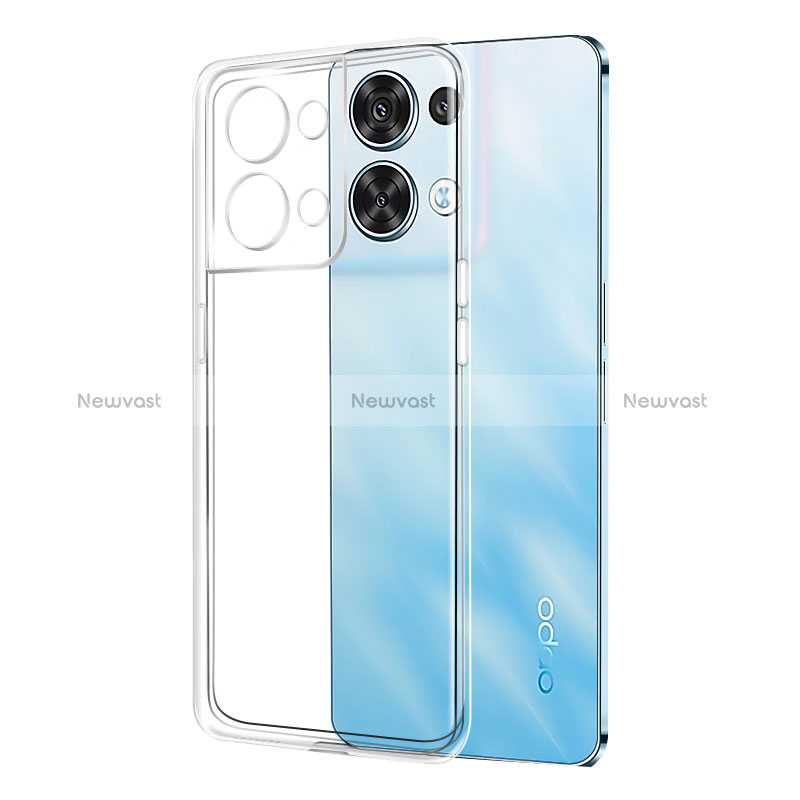 Ultra-thin Transparent TPU Soft Case T13 for Oppo Reno8 5G Clear