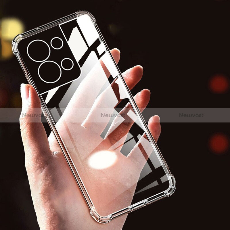 Ultra-thin Transparent TPU Soft Case T13 for Oppo Reno8 Pro 5G Clear