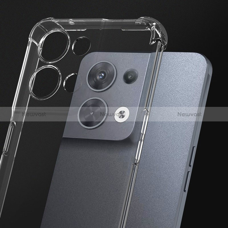 Ultra-thin Transparent TPU Soft Case T13 for Oppo Reno8 Pro+ Plus 5G Clear