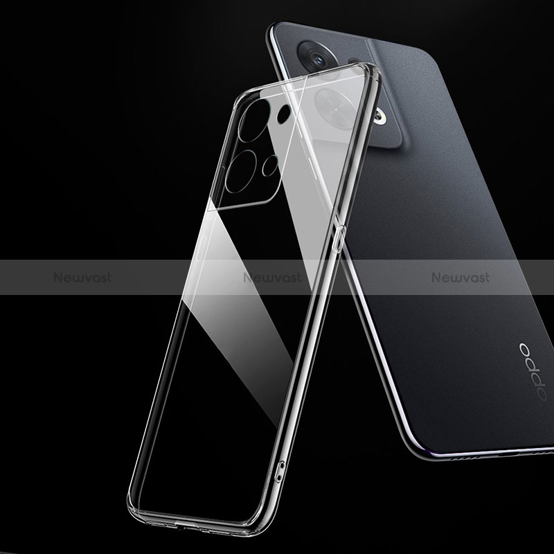 Ultra-thin Transparent TPU Soft Case T13 for Oppo Reno9 5G Clear