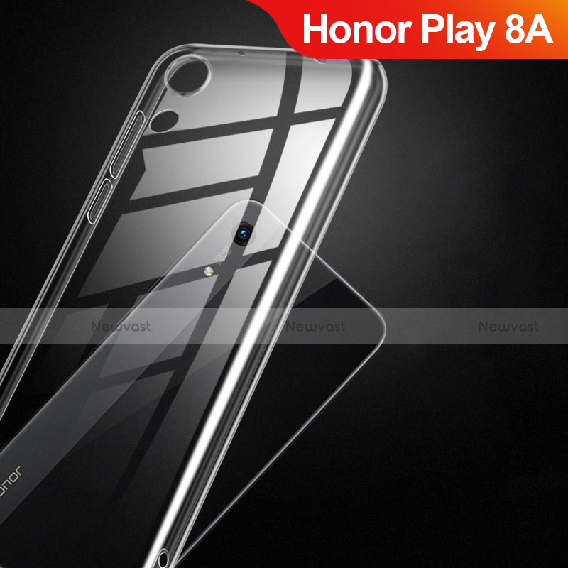 Ultra-thin Transparent TPU Soft Case T14 for Huawei Honor Play 8A Clear