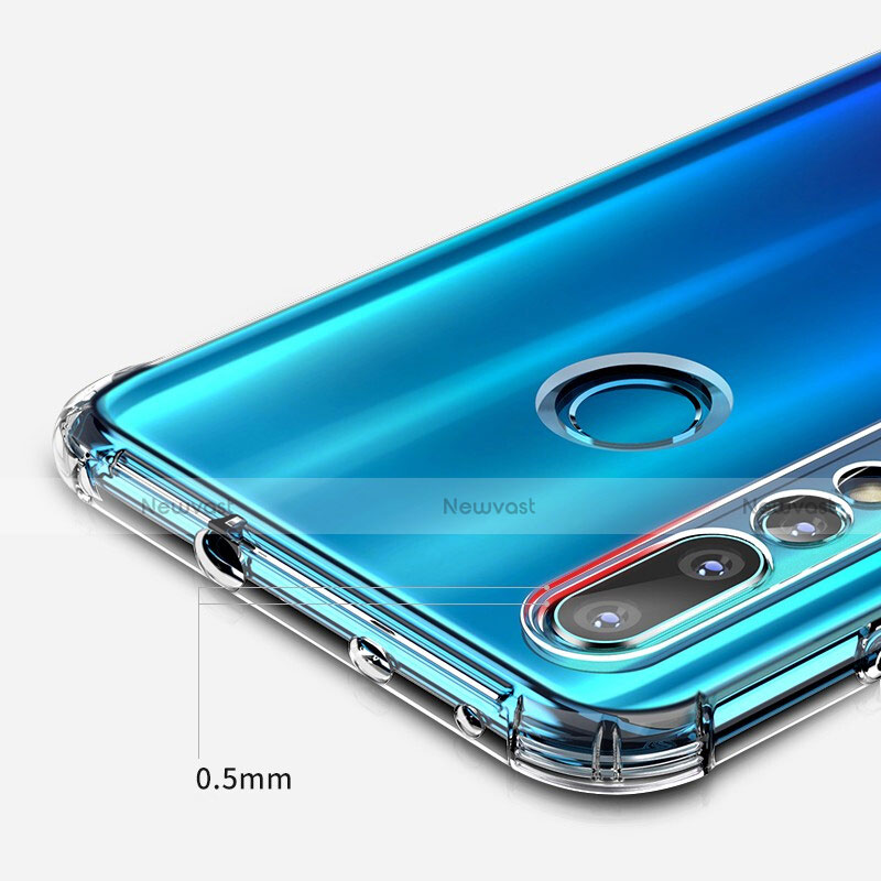 Ultra-thin Transparent TPU Soft Case T14 for Huawei Nova 4 Red