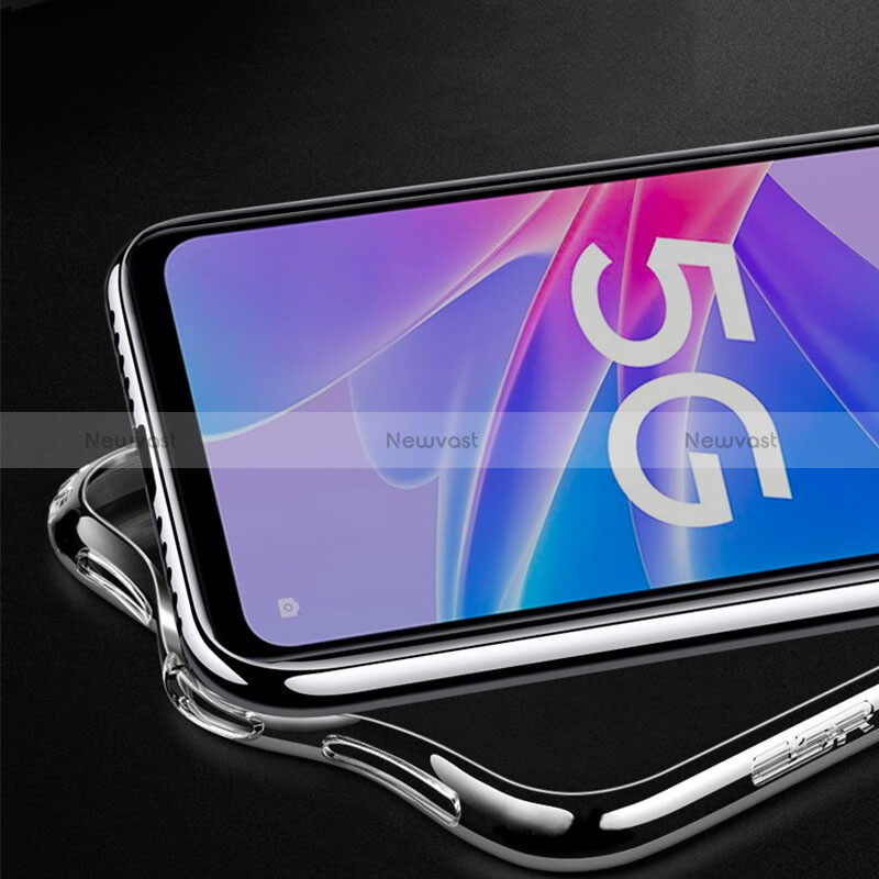 Ultra-thin Transparent TPU Soft Case T14 for Oppo A78 5G Clear