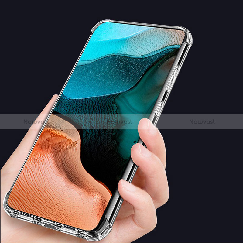Ultra-thin Transparent TPU Soft Case T14 for Oppo Find X5 5G Clear