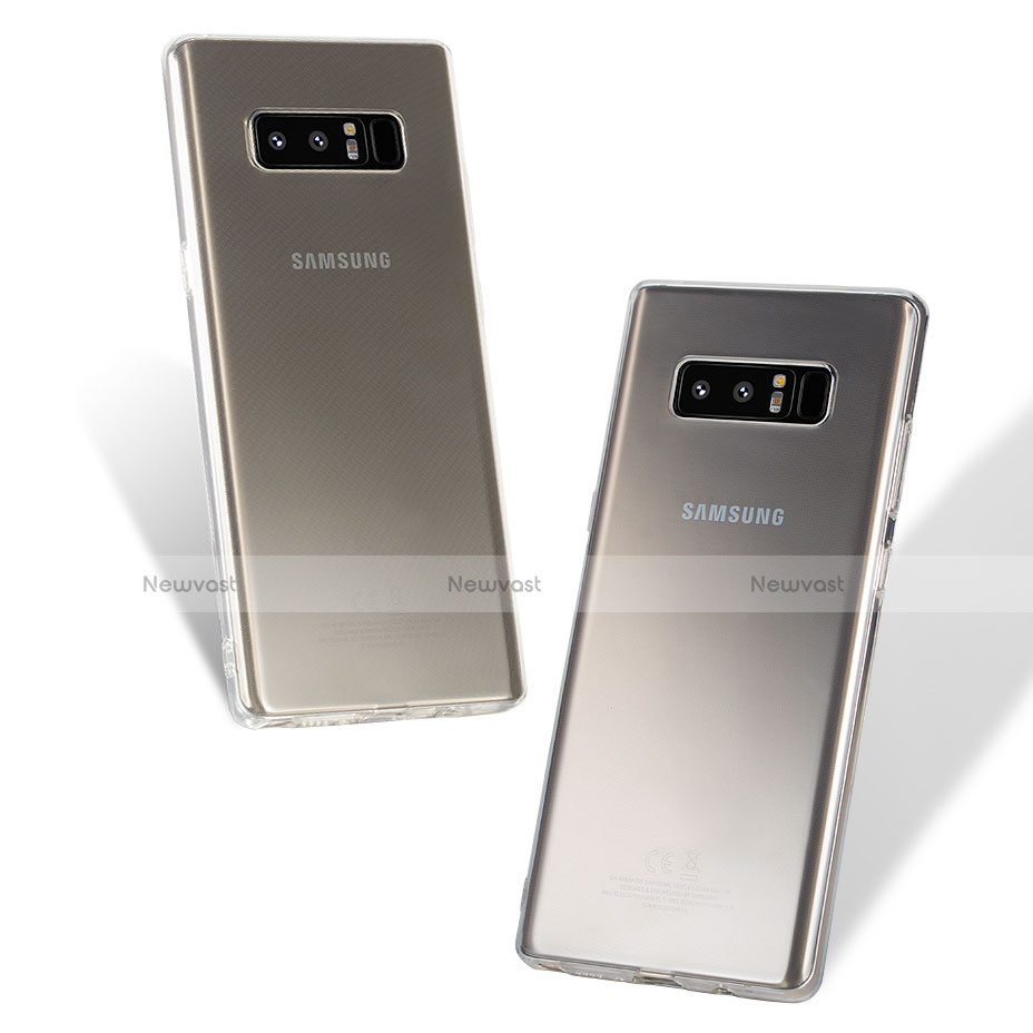 Ultra-thin Transparent TPU Soft Case T14 for Samsung Galaxy Note 8 Clear