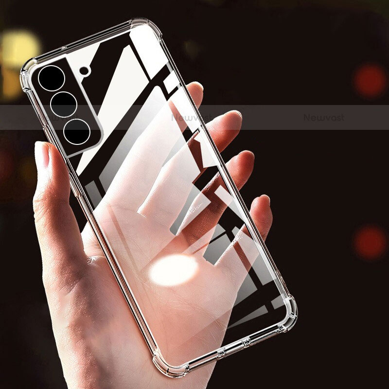 Ultra-thin Transparent TPU Soft Case T14 for Samsung Galaxy S21 5G Clear