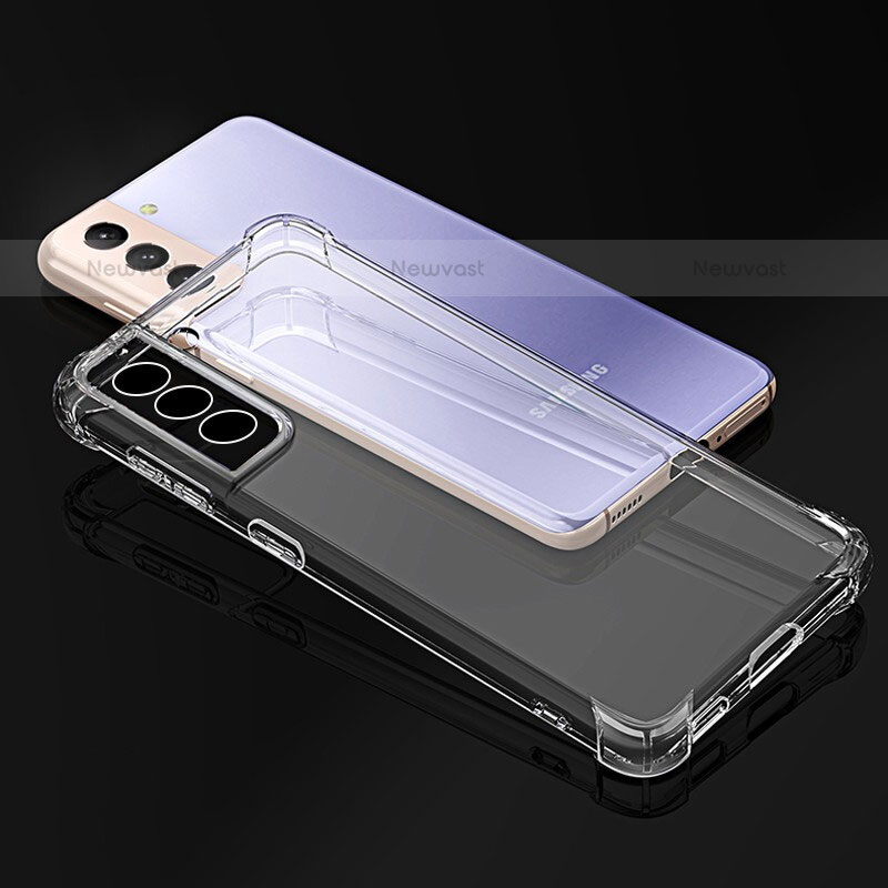 Ultra-thin Transparent TPU Soft Case T14 for Samsung Galaxy S21 FE 5G Clear