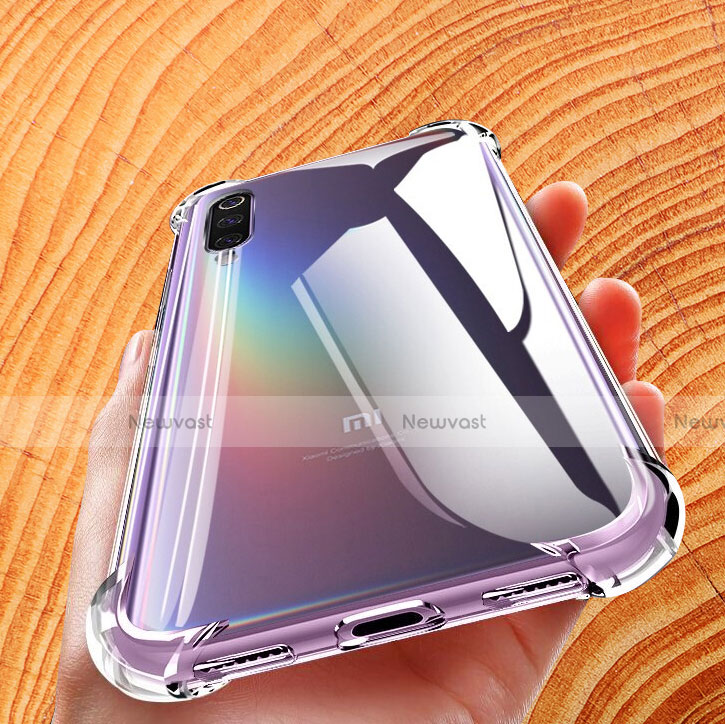 Ultra-thin Transparent TPU Soft Case T14 for Xiaomi Mi 9 Pro 5G Clear