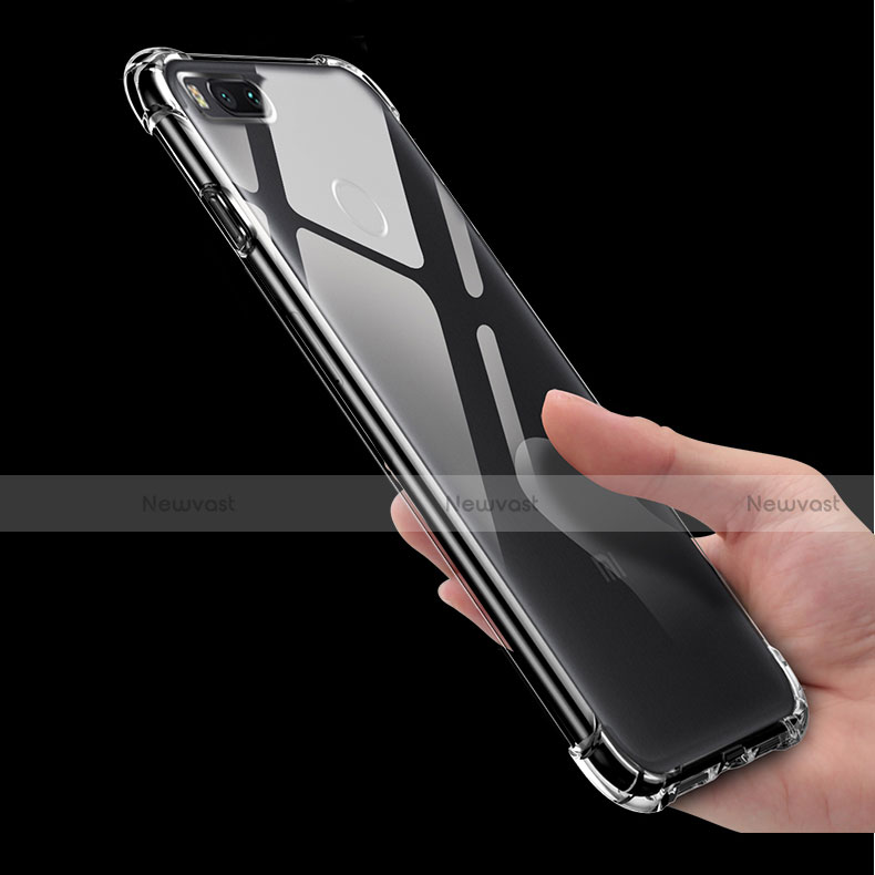 Ultra-thin Transparent TPU Soft Case T14 for Xiaomi Mi A1 Clear