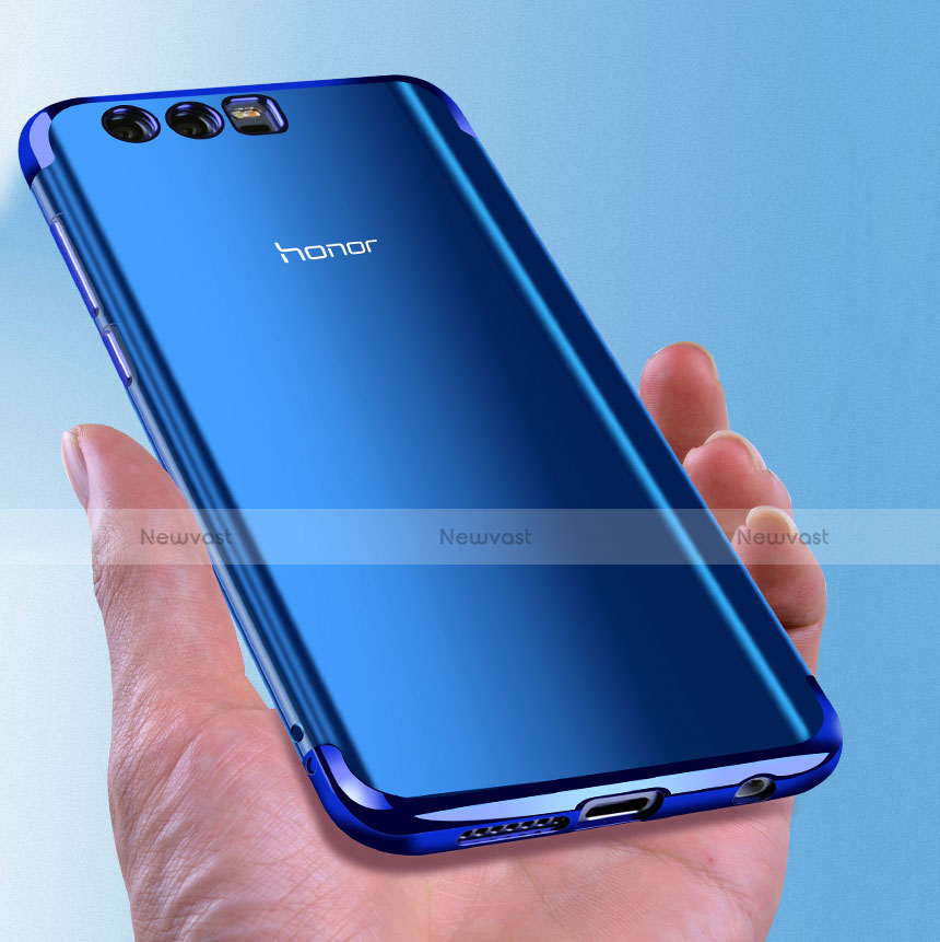 Ultra-thin Transparent TPU Soft Case T15 for Huawei Honor 9 Premium Blue