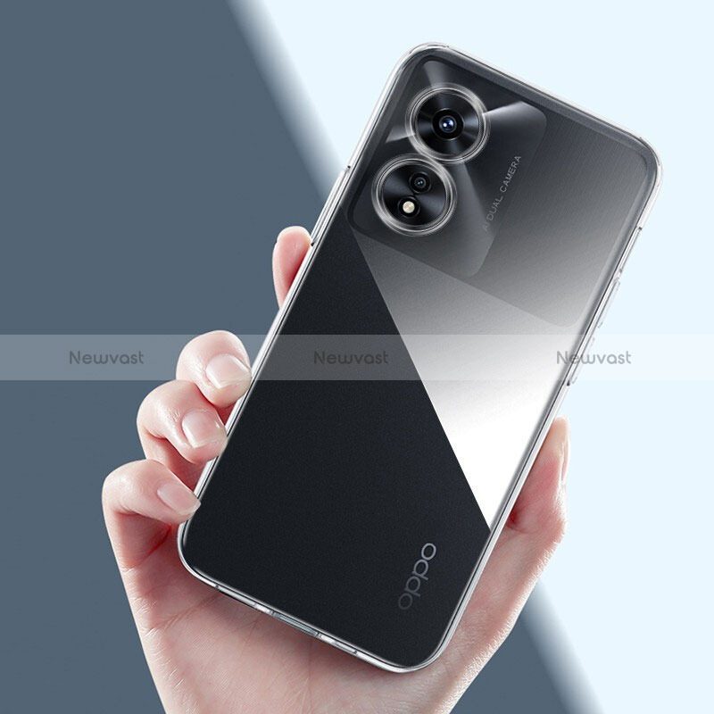 Ultra-thin Transparent TPU Soft Case T15 for Oppo A97 5G Clear