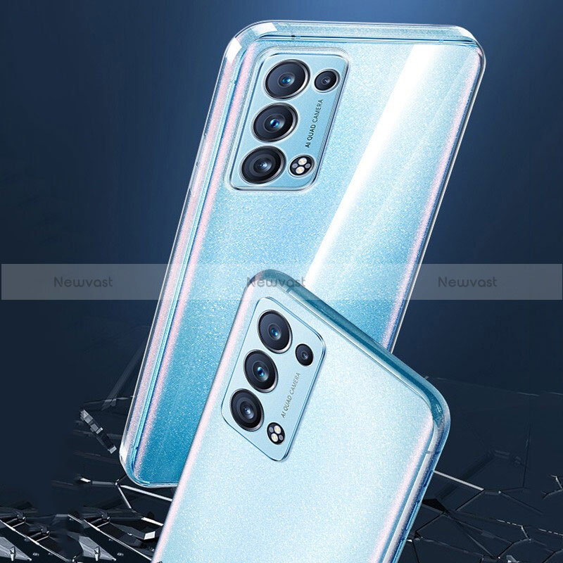 Ultra-thin Transparent TPU Soft Case T15 for Oppo Reno6 Pro+ Plus 5G Clear