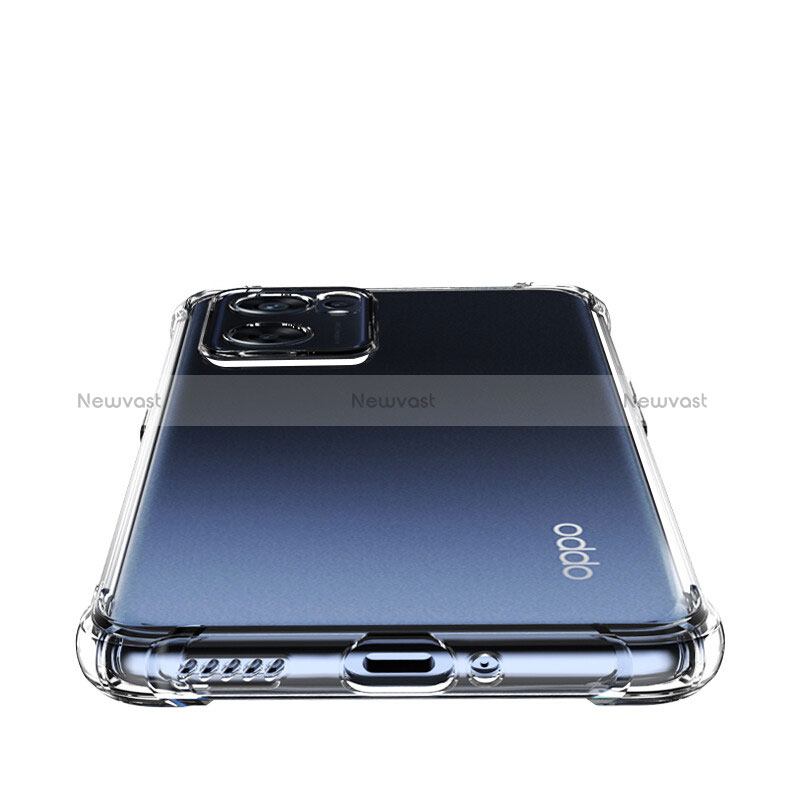 Ultra-thin Transparent TPU Soft Case T15 for Oppo Reno7 SE 5G Clear