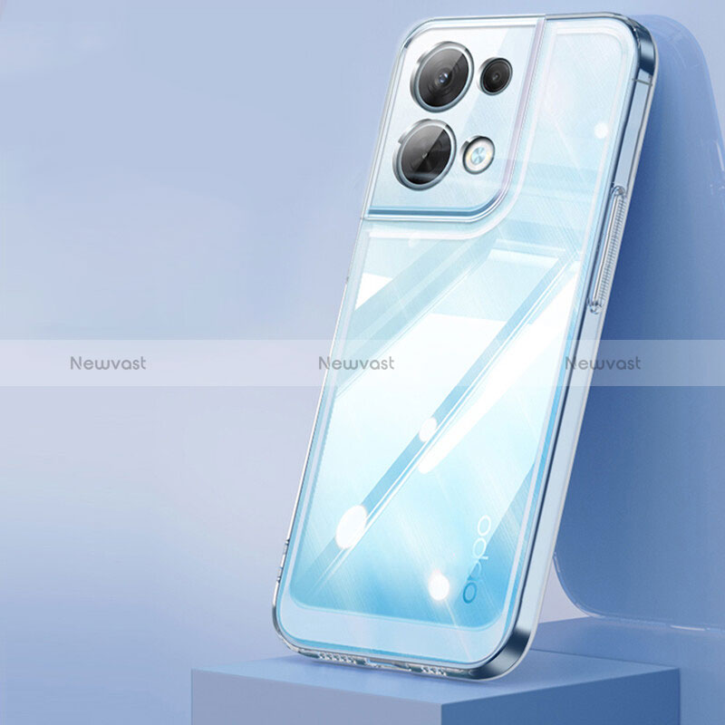 Ultra-thin Transparent TPU Soft Case T15 for Oppo Reno8 5G Clear