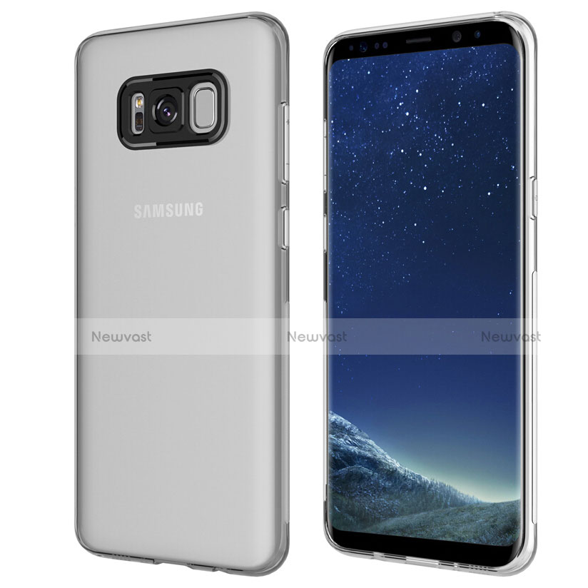 Ultra-thin Transparent TPU Soft Case T15 for Samsung Galaxy S8 Gray