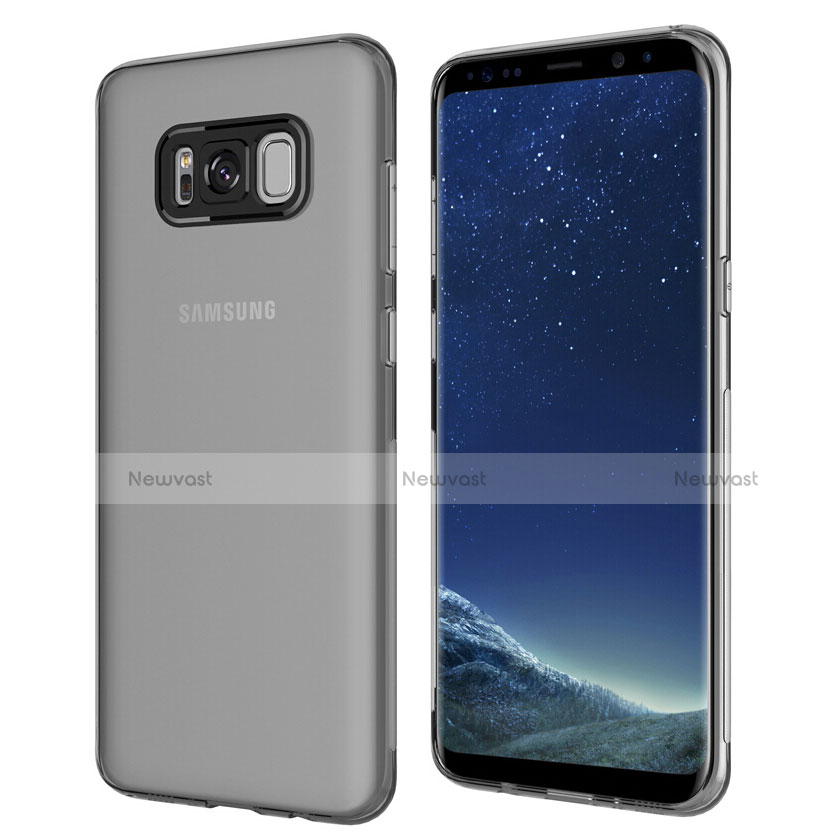 Ultra-thin Transparent TPU Soft Case T15 for Samsung Galaxy S8 Plus Black