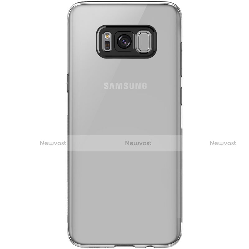 Ultra-thin Transparent TPU Soft Case T15 for Samsung Galaxy S8 Plus Gray