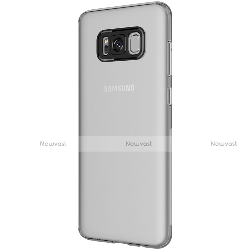 Ultra-thin Transparent TPU Soft Case T15 for Samsung Galaxy S8 Plus Gray