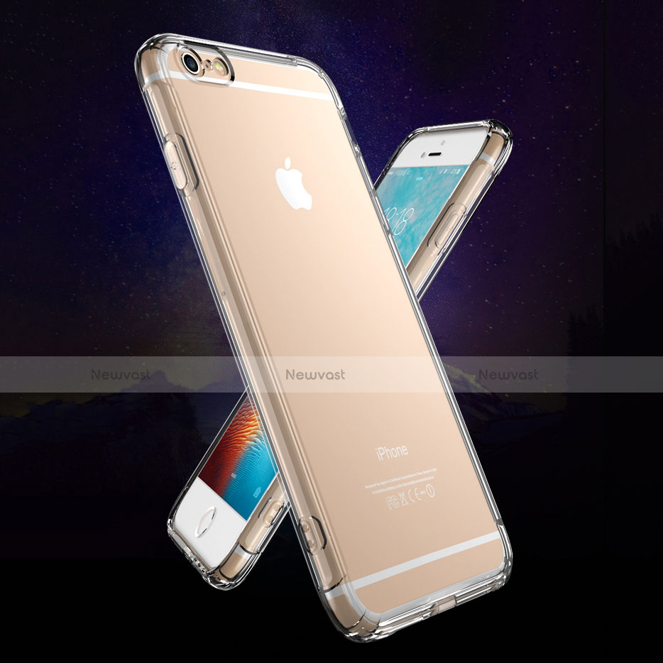 Ultra-thin Transparent TPU Soft Case T16 for Apple iPhone 6S Plus Clear