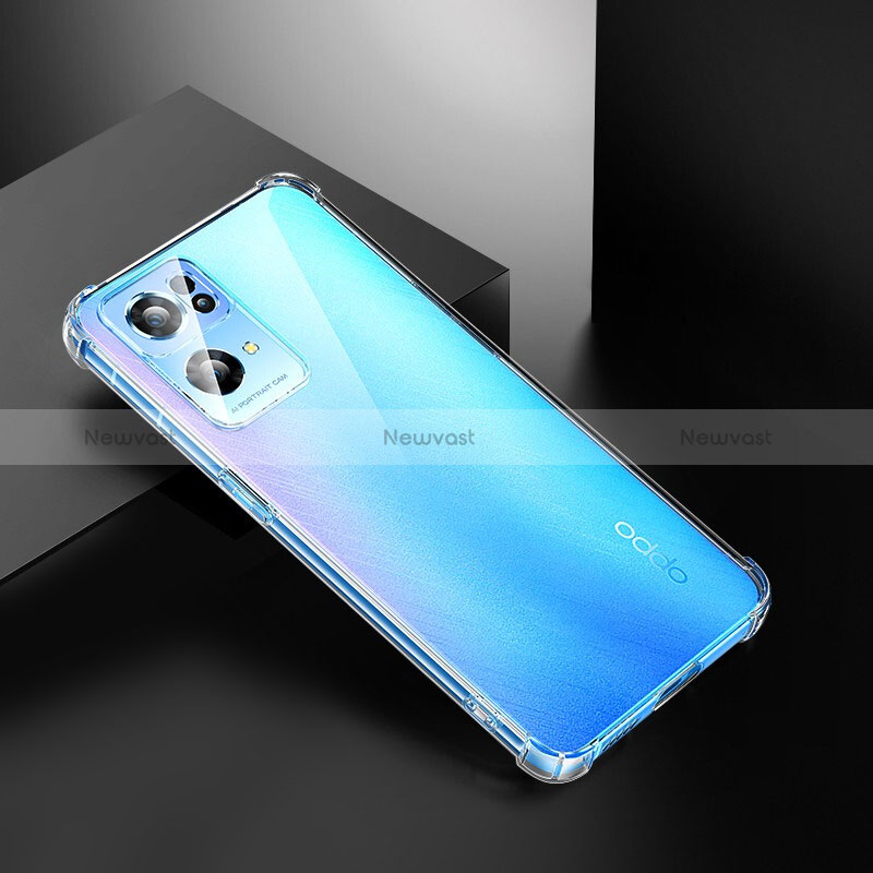 Ultra-thin Transparent TPU Soft Case T16 for Oppo Reno7 Pro 5G Clear