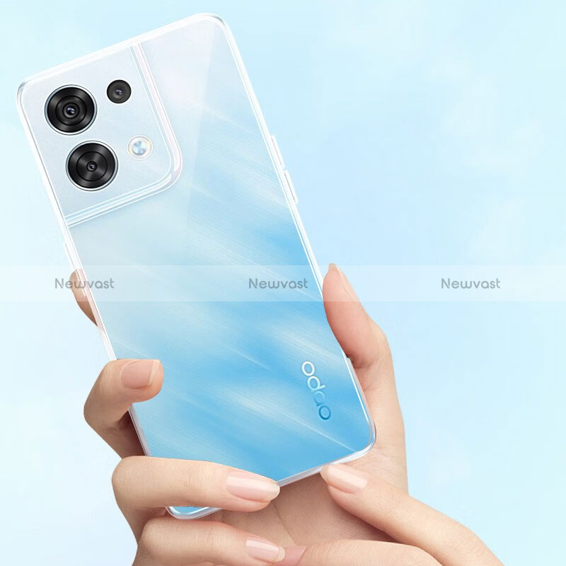 Ultra-thin Transparent TPU Soft Case T16 for Oppo Reno8 Pro+ Plus 5G Clear