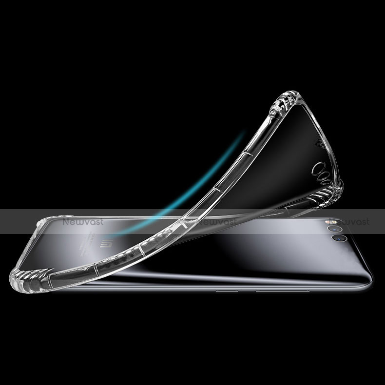 Ultra-thin Transparent TPU Soft Case T16 for Xiaomi Mi 6 Clear
