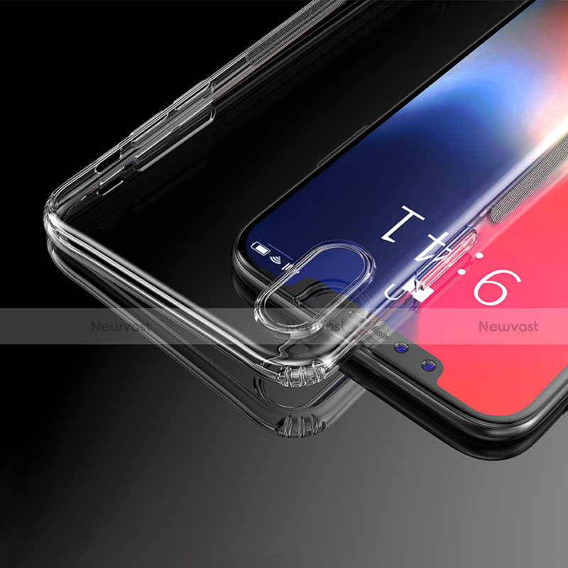 Ultra-thin Transparent TPU Soft Case T17 for Apple iPhone X Clear