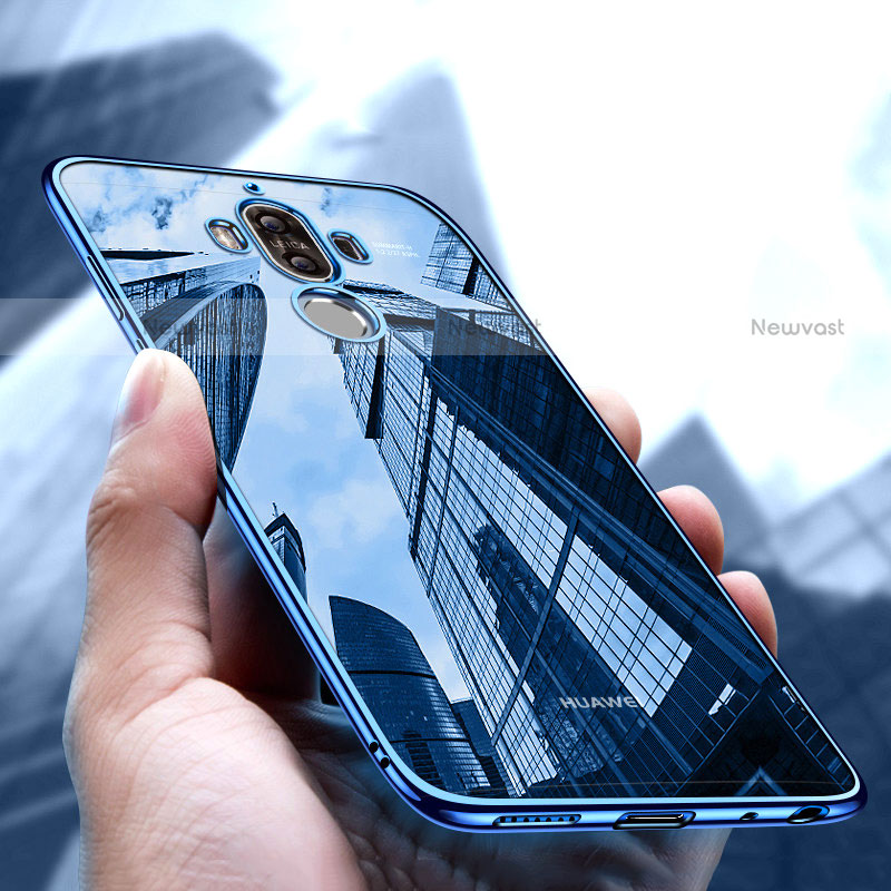 Ultra-thin Transparent TPU Soft Case T17 for Huawei Mate 9 Blue