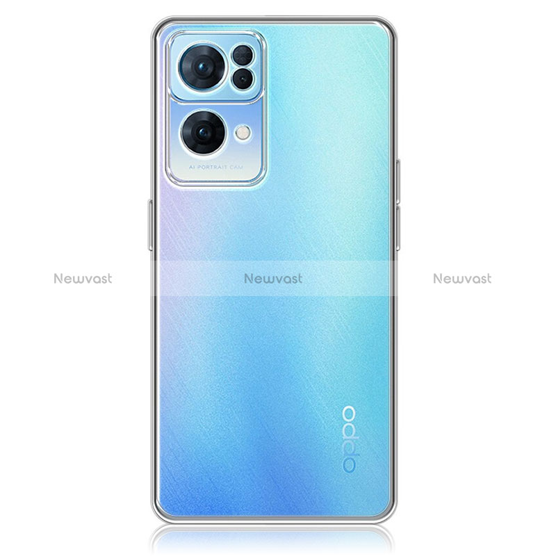 Ultra-thin Transparent TPU Soft Case T17 for Oppo Reno7 Pro 5G Clear