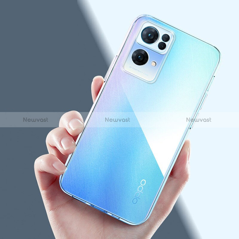 Ultra-thin Transparent TPU Soft Case T17 for Oppo Reno7 Pro 5G Clear