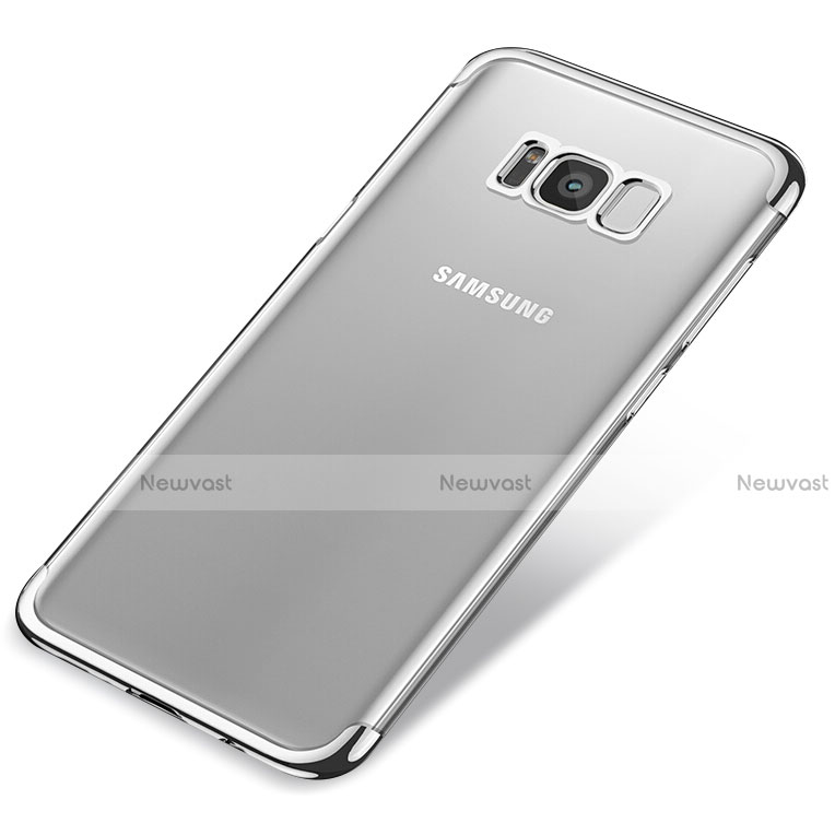 Ultra-thin Transparent TPU Soft Case T17 for Samsung Galaxy S8 Plus Silver