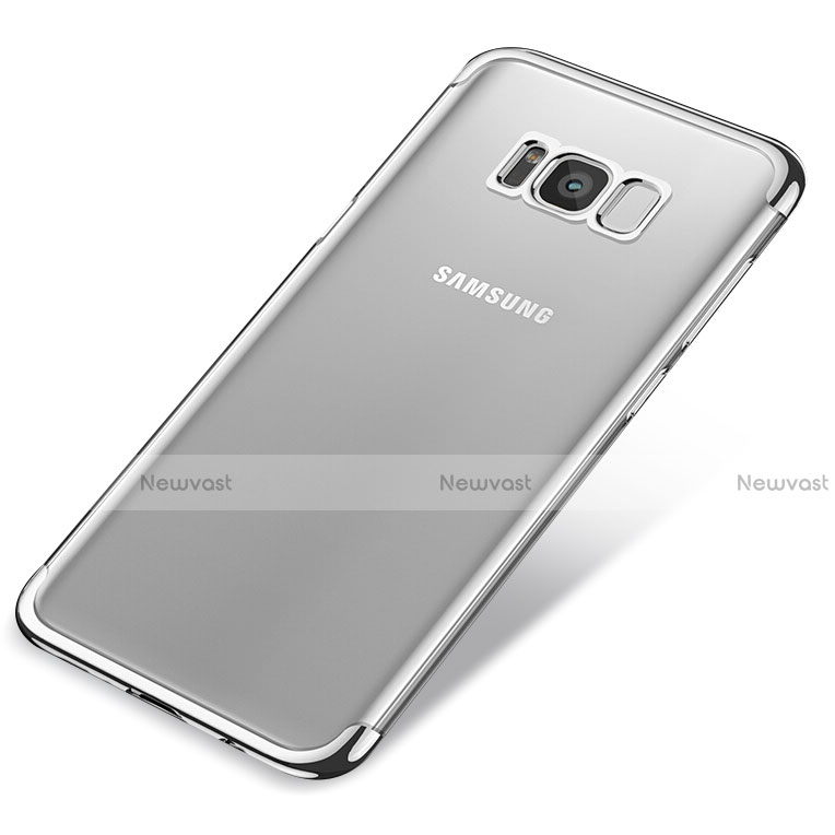 Ultra-thin Transparent TPU Soft Case T17 for Samsung Galaxy S8 Silver