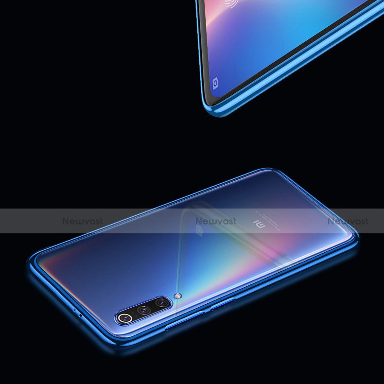 Ultra-thin Transparent TPU Soft Case T17 for Xiaomi Mi 9 Pro 5G Blue